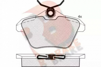 R BRAKE rb1213 -  Комплект тормозных колодок, дисковый тормоз